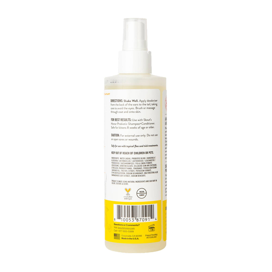 Probiotic Deodorizer Spray for Cats (Honeysuckle, 8oz)