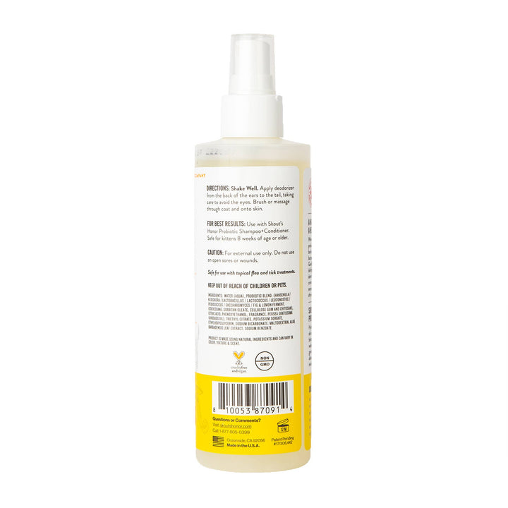Probiotic Deodorizer Spray for Cats (Honeysuckle, 8oz)