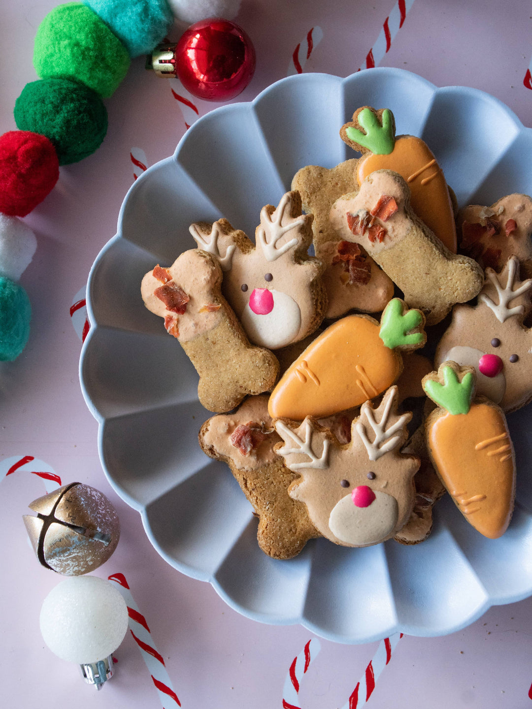 Reindeer Season Mix Biscuits - Christmas Dog Biscuit Treats