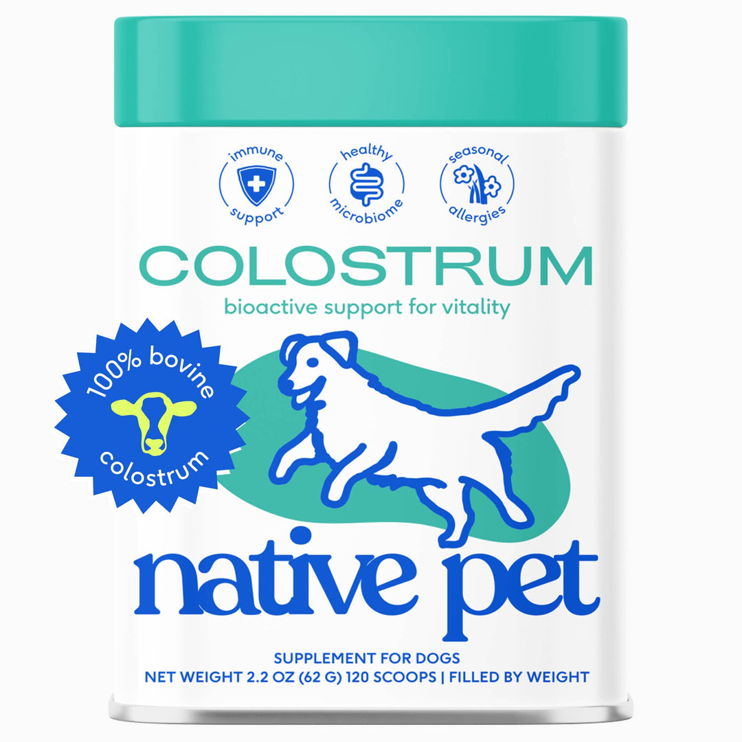 Native Pet Colostrum Immune System Powder Supplement for Dog