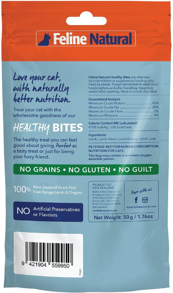 Feline Natural Lamb & Organs Healthy Bites