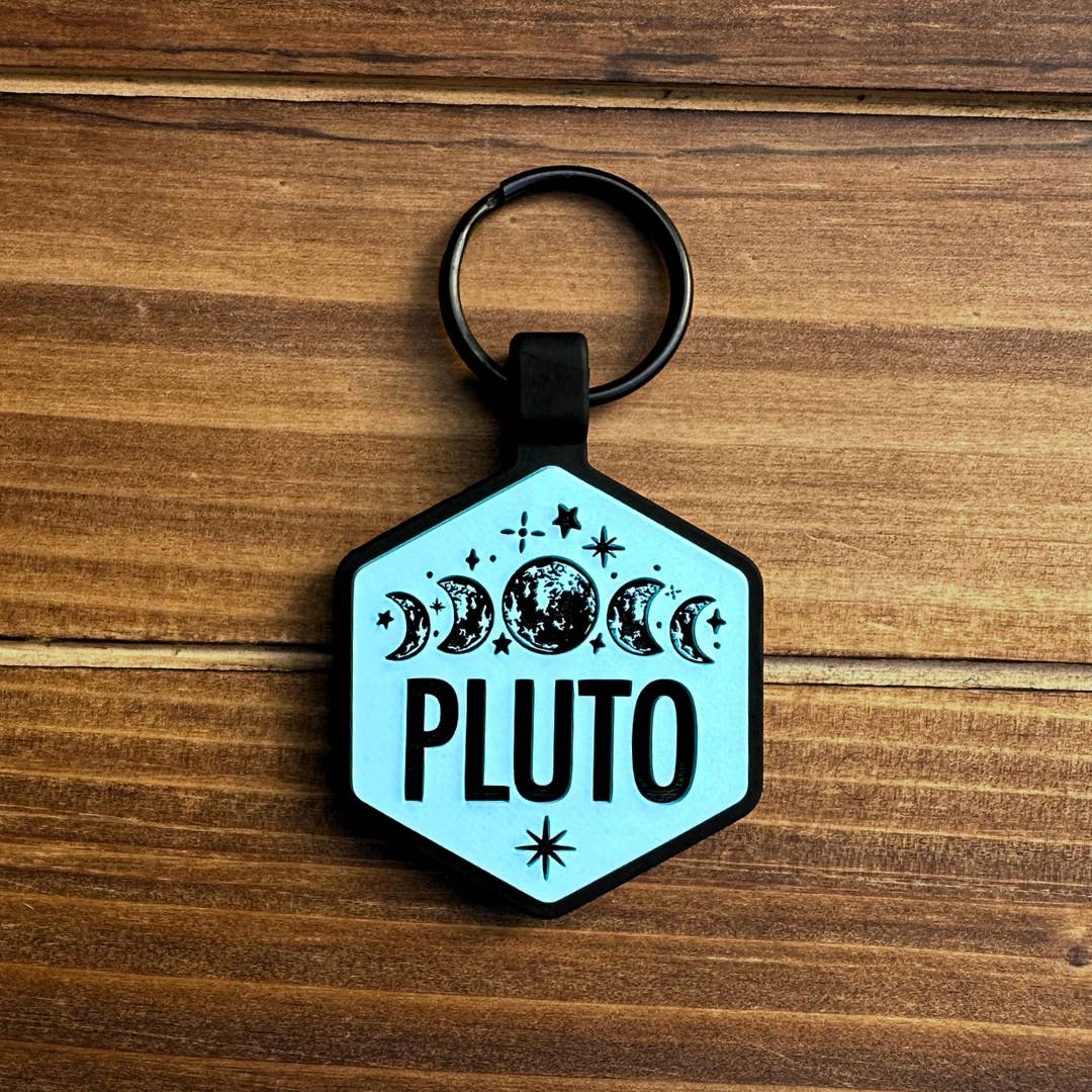 Moonstruck Silicone Dog ID Tag