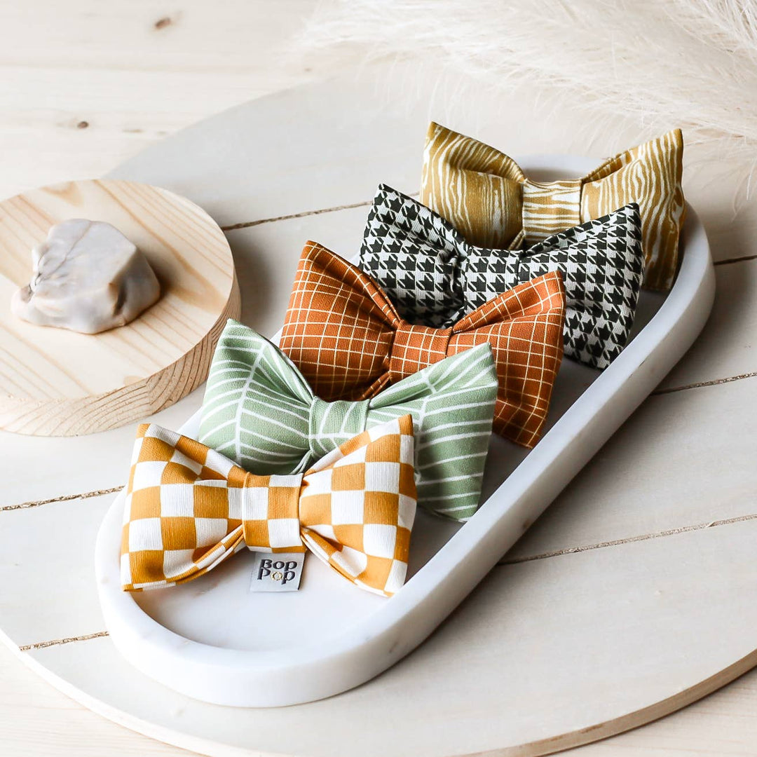 Mustard Mini Bow Tie