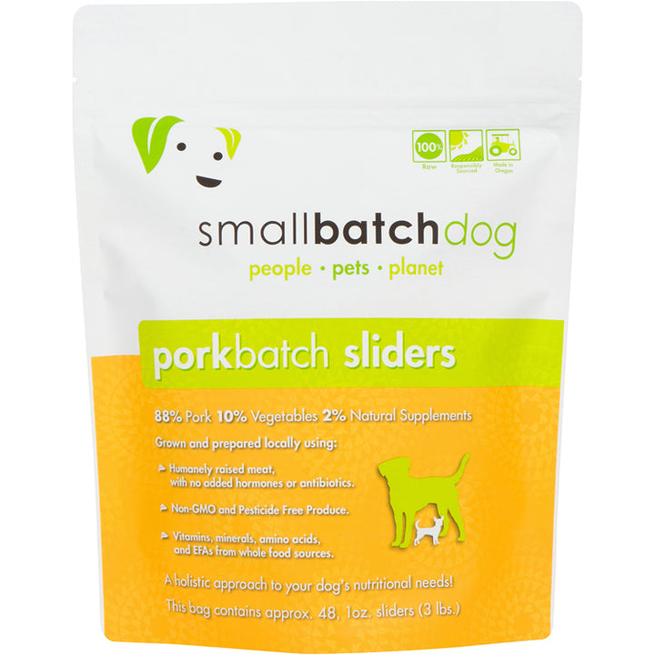 PorkBatch Frozen Raw Patties for Dogs