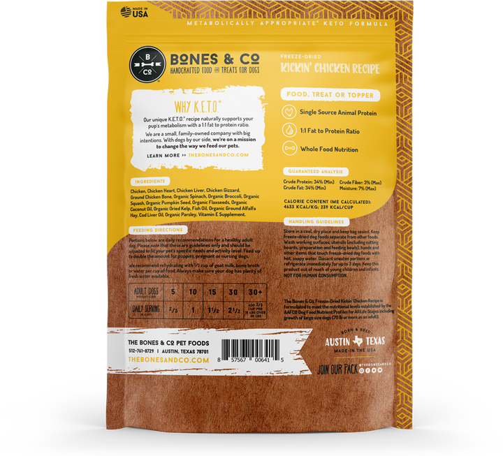 Bones & Co Freeze-Dried Raw Food for Dogs