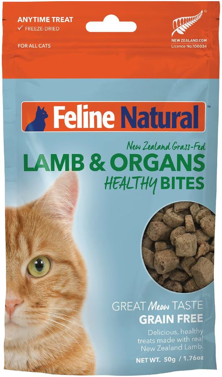 Feline Natural Lamb & Organs Healthy Bites