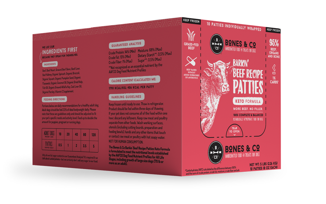 Bones & Co Frozen Raw Food for Dogs