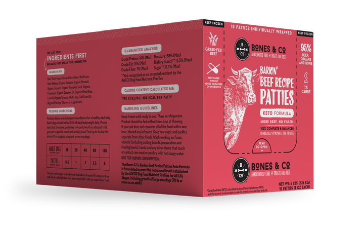 Bones & Co Frozen Raw Food for Dogs