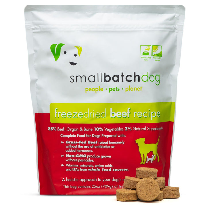 BeefBatch Freeze-Dried Raw Patties for Dogs