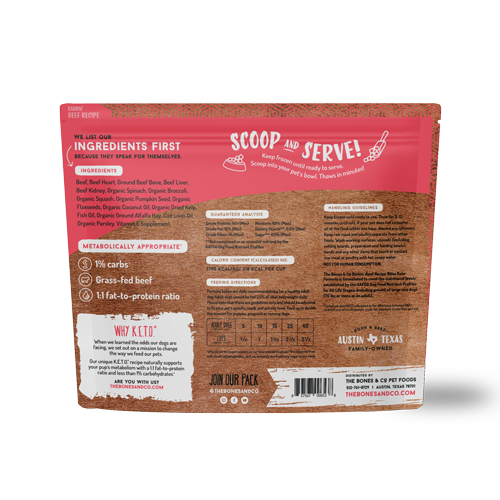 Bones & Co Frozen Raw Food for Dogs