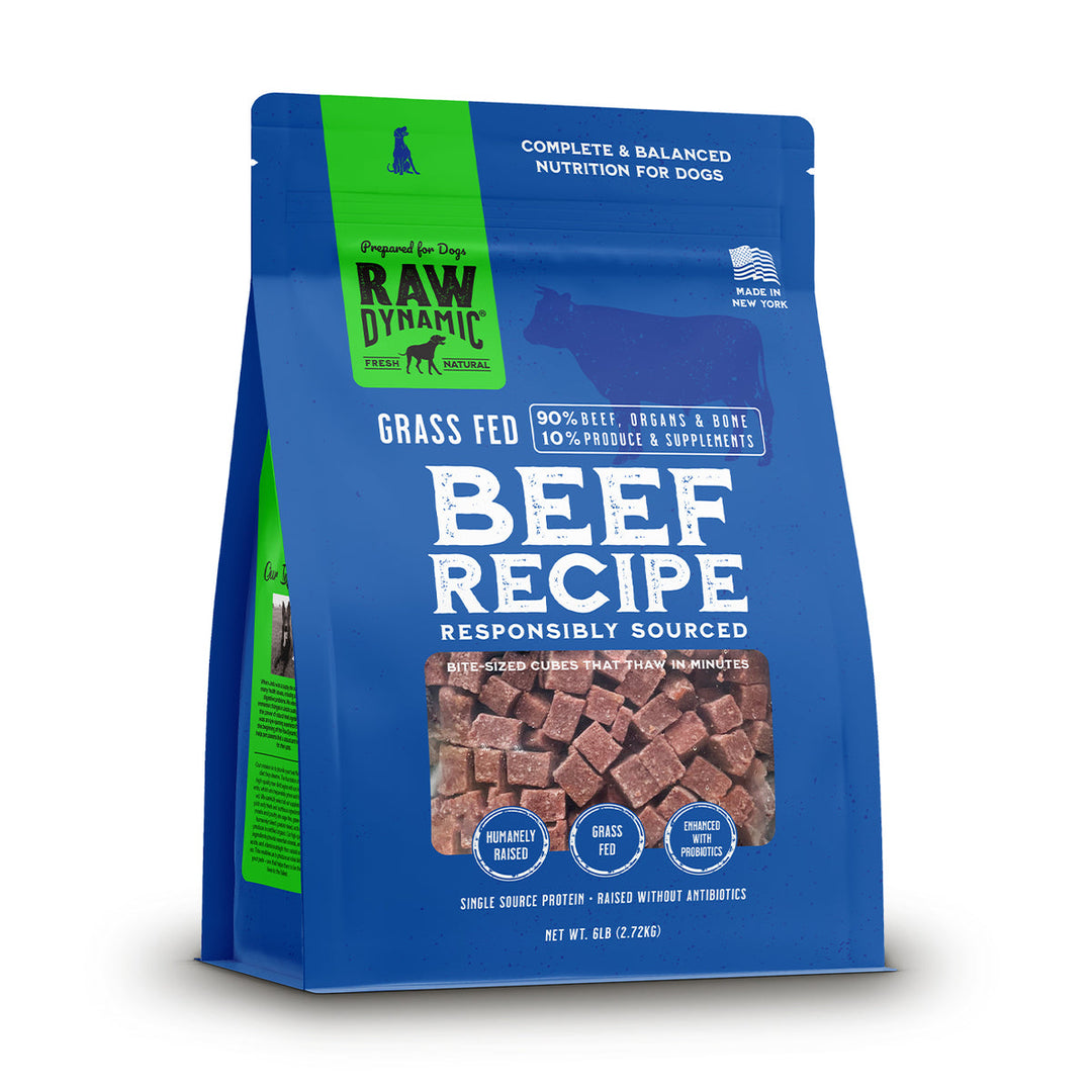 Frozen Raw Beef Formula for Dogs