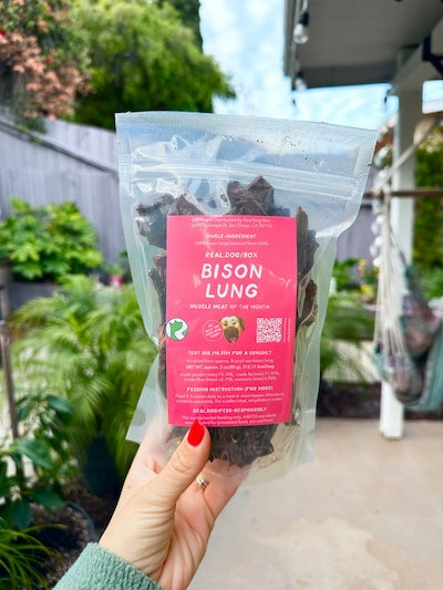 Real.Dog Bison Lung Treats