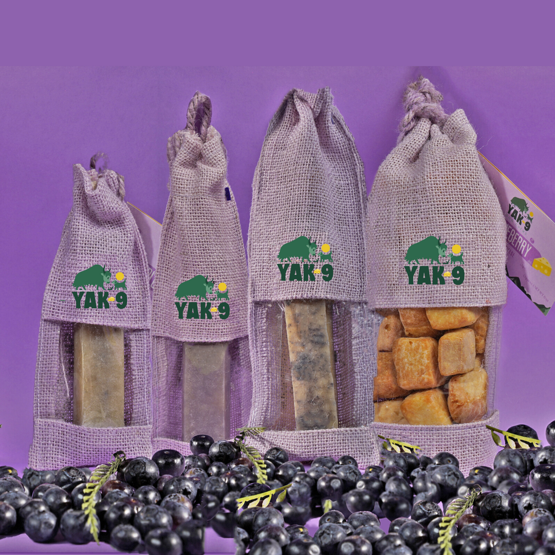 Blueberry Yak Cheese Chew