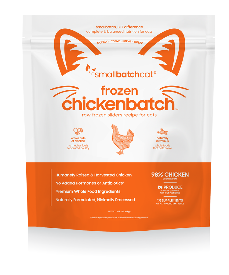 ChickenBatch Frozen Raw Food for Cats