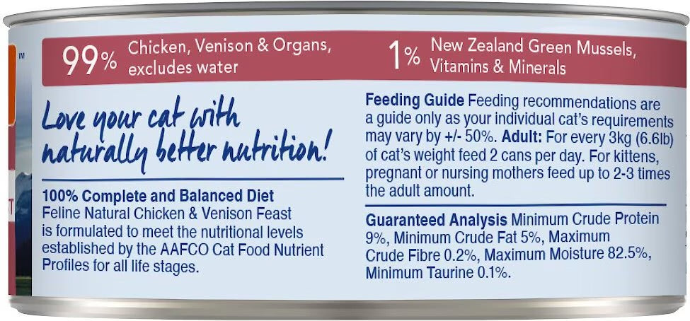 Chicken & Venison Feast Canned Cat Food