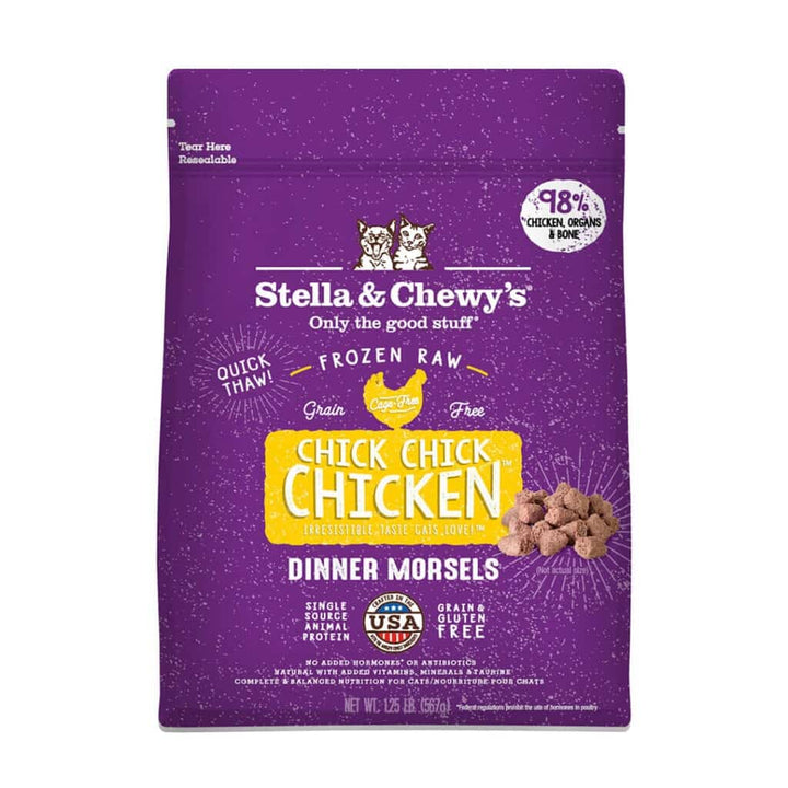 Chick, Chick Chicken Frozen Dinner Morsels - Frozen Raw Cat Food