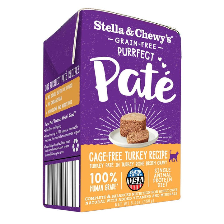 Grain-Free Purrfect Pate - Cage-Free Turkey Recipe - Wet Cat Food (5.5 oz)