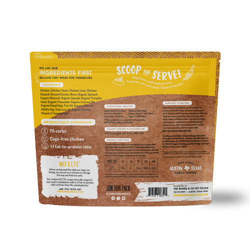 Bones & Co Frozen Raw Food for Dogs