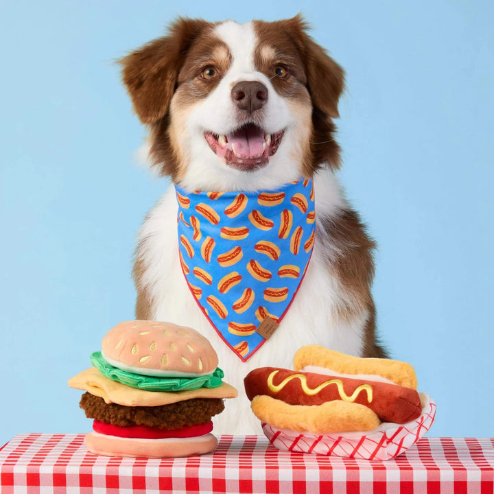 Hot Dog Interactive Snuffle Dog Toy