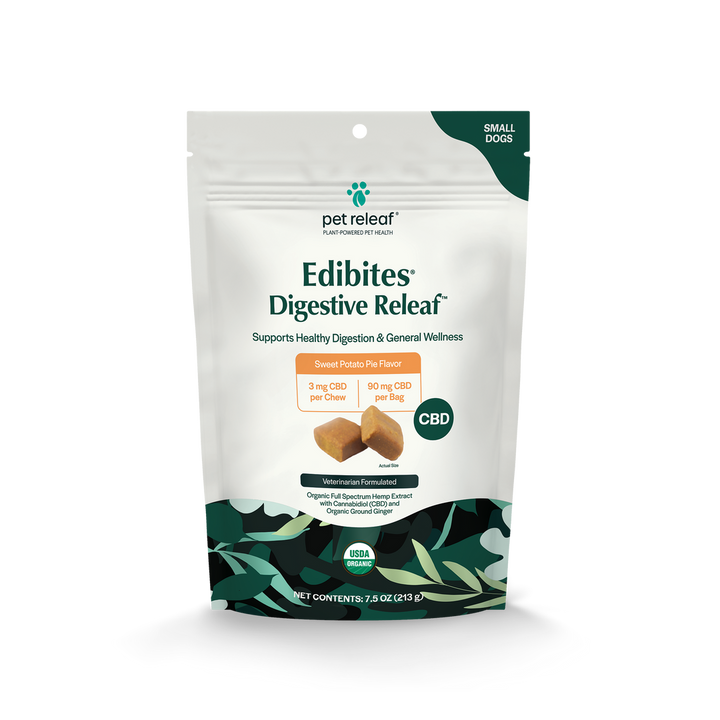 Digestive Releaf CBD Edibites For Dogs – Sweet Potato