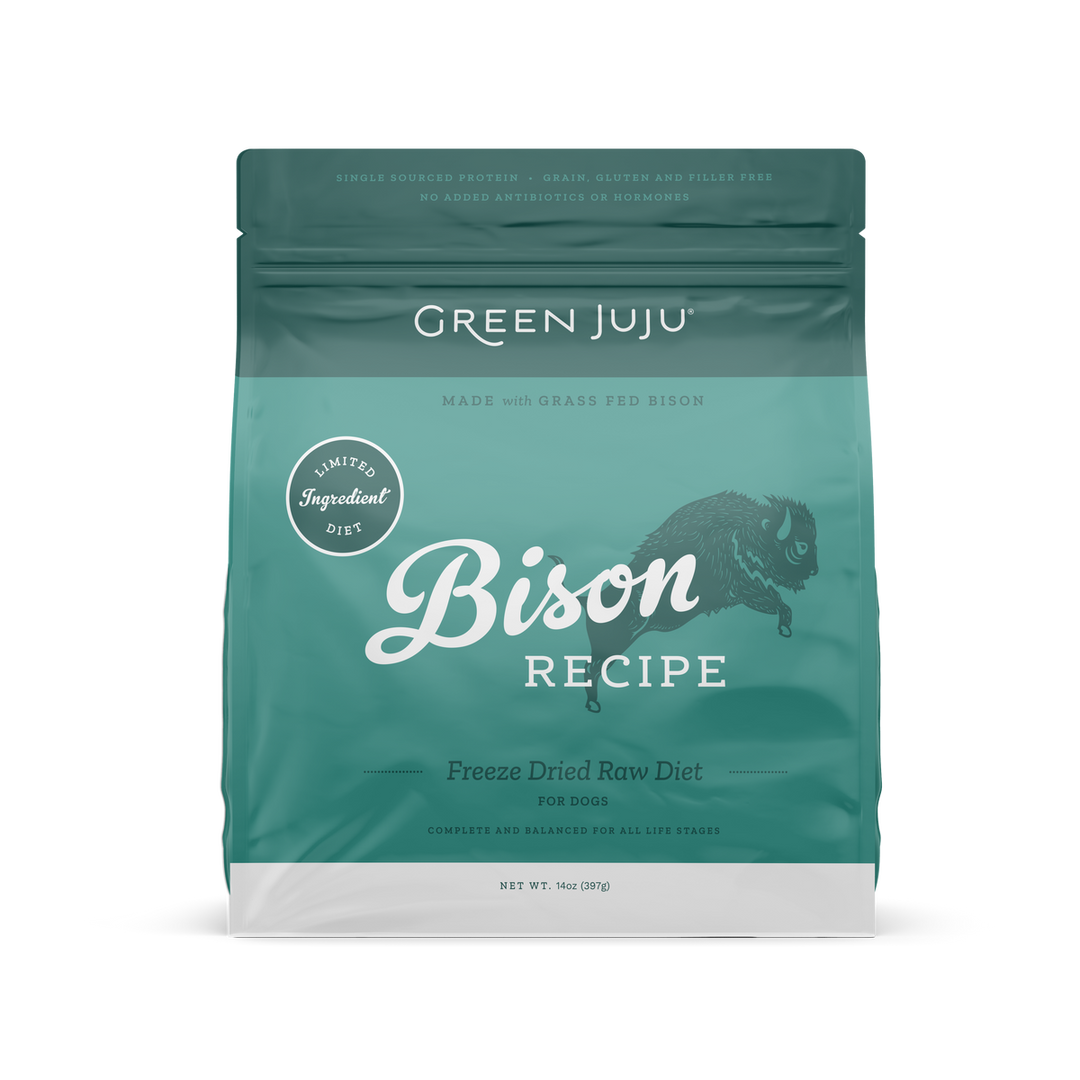 Bison Recipe - Limited Ingredient Freeze-Dried Raw Diet for Dogs (14 oz)