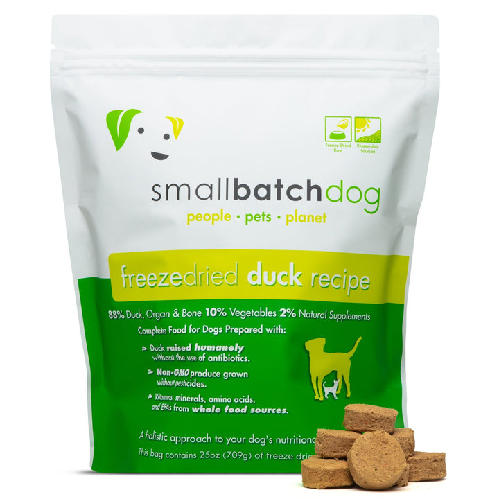 DuckBatch Freeze-Dried Raw Patties for Dogs