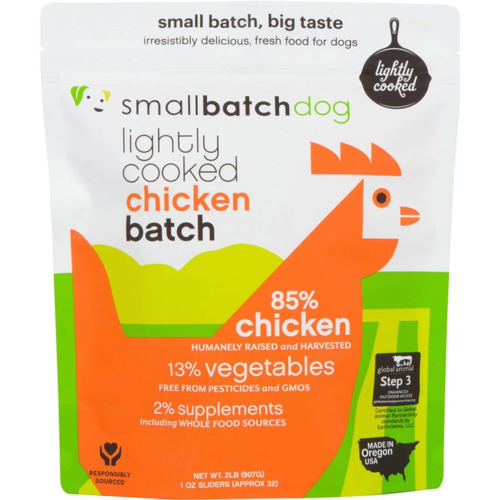 SmallBatch Frozen Lightly Cooked Patties for Dogs