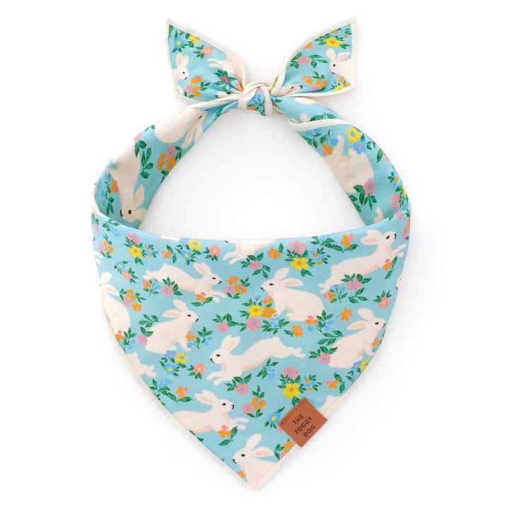 Bunny Garden Reversible Easter Dog Bandana