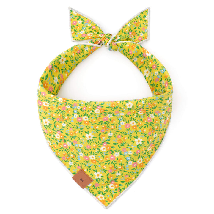 Bunny Garden Reversible Easter Dog Bandana