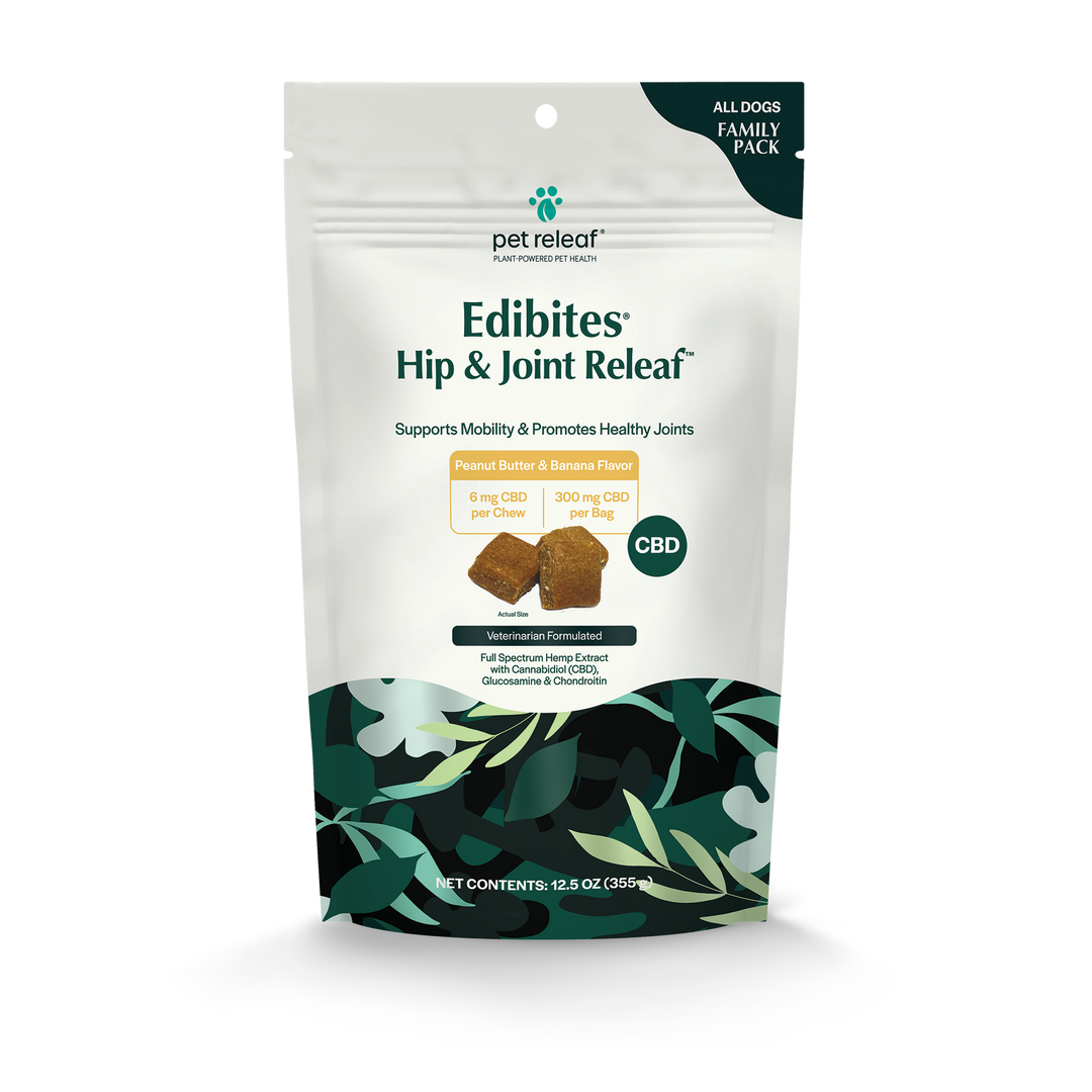 Hip & Joint Releaf CBD Edibites – Peanut Butter Banana Flavor