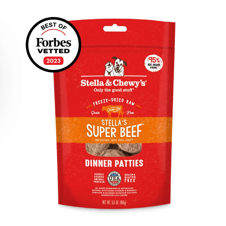 Stella's Super Beef Freeze-Dried Raw Dinner Patties
