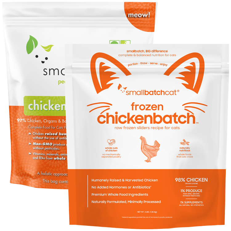 ChickenBatch Frozen Raw Food for Cats