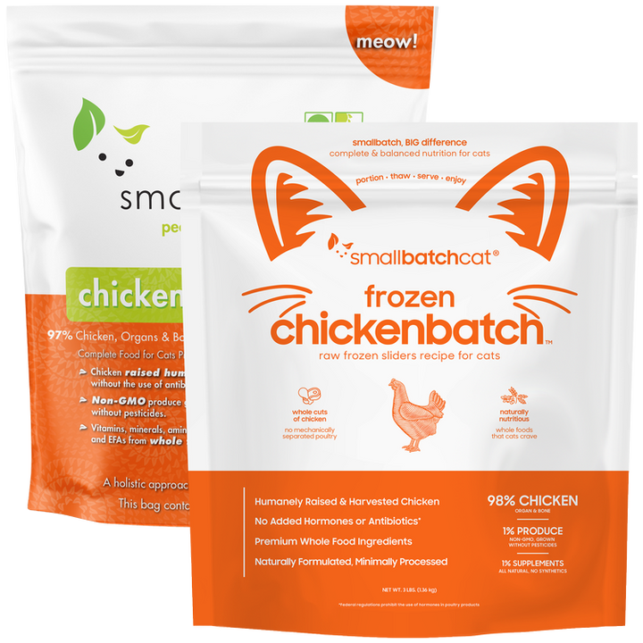 ChickenBatch Frozen Raw Food for Cats