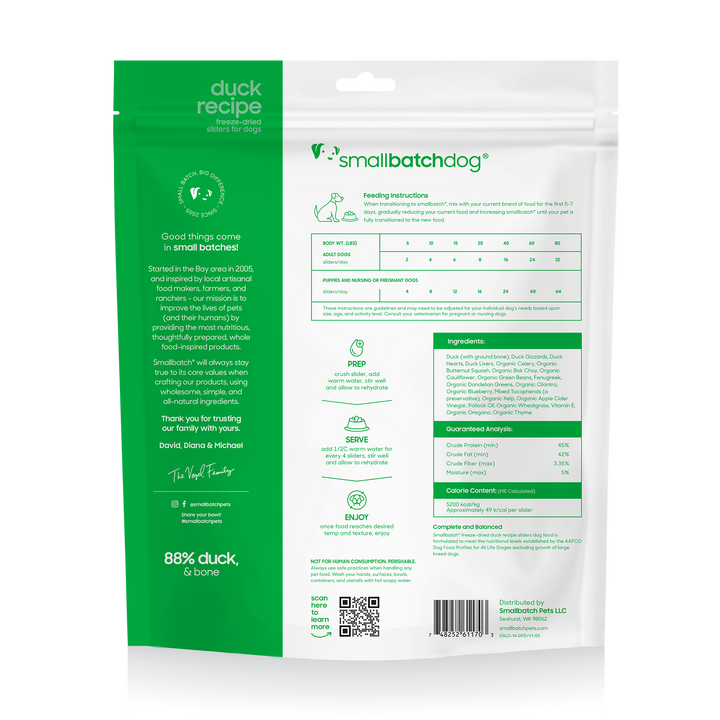 SmallBatch Freeze-Dried Raw Food for Dogs