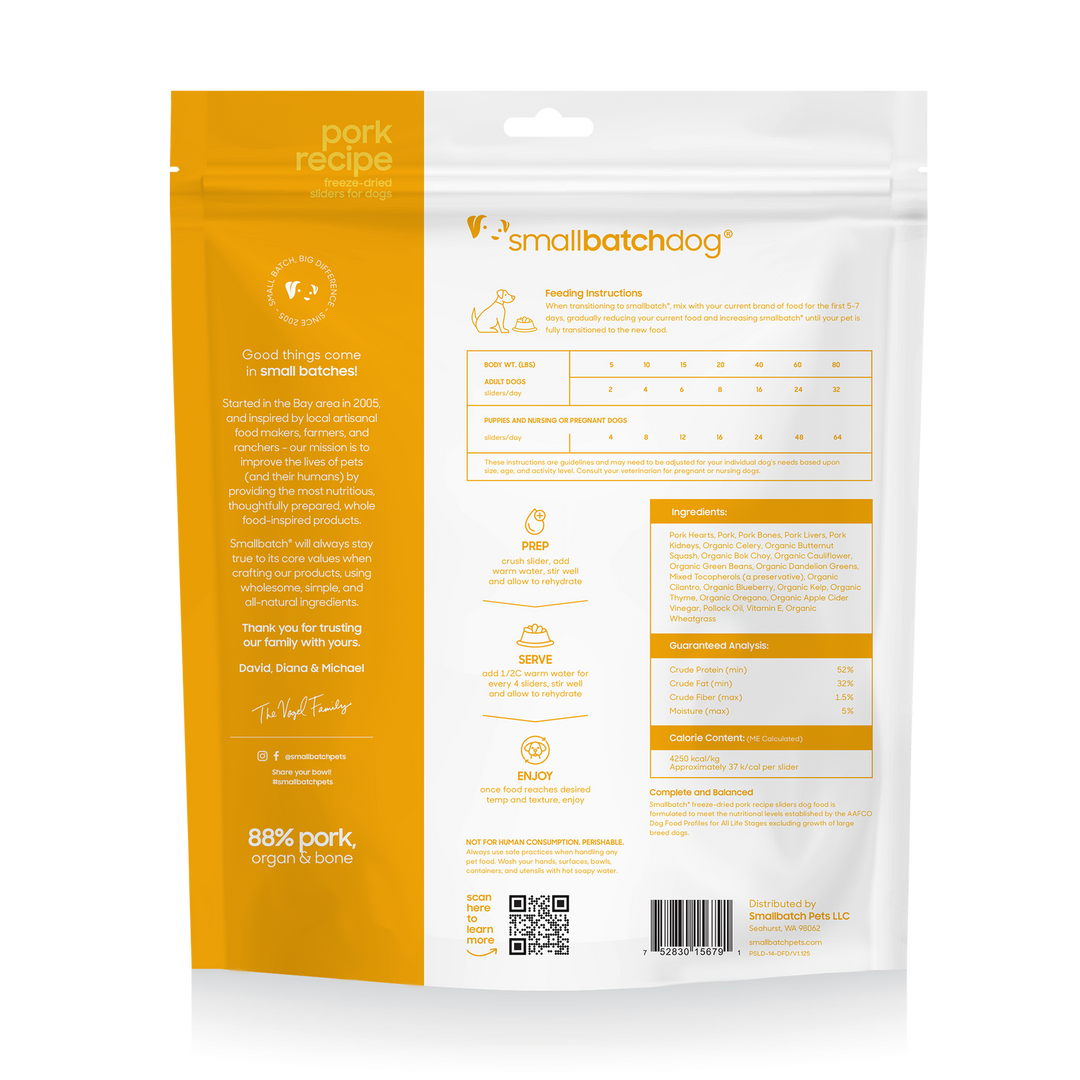 SmallBatch Freeze-Dried Raw Food for Dogs