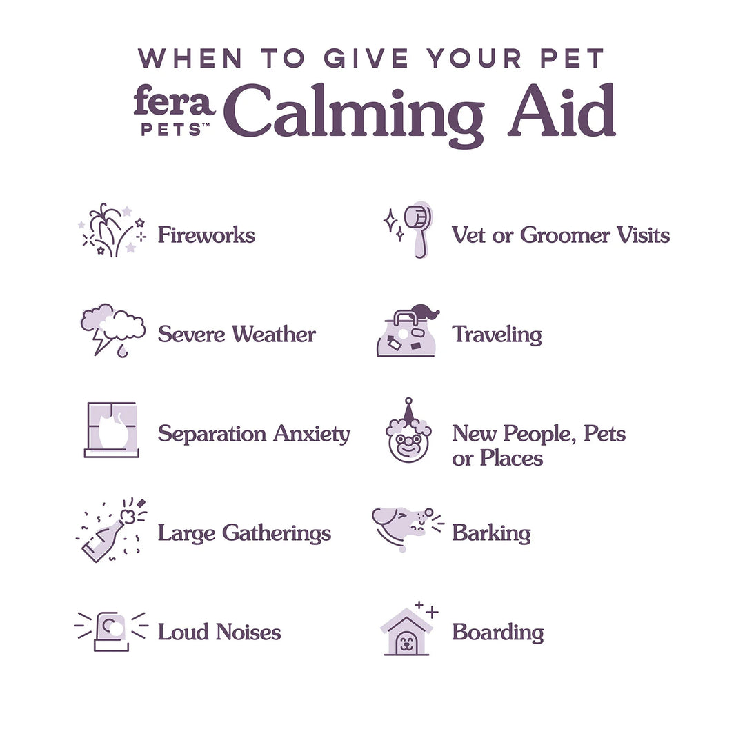 Calming Support Supplement for Dogs & Cats