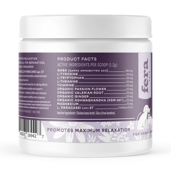 Calming Support Supplement for Dogs & Cats