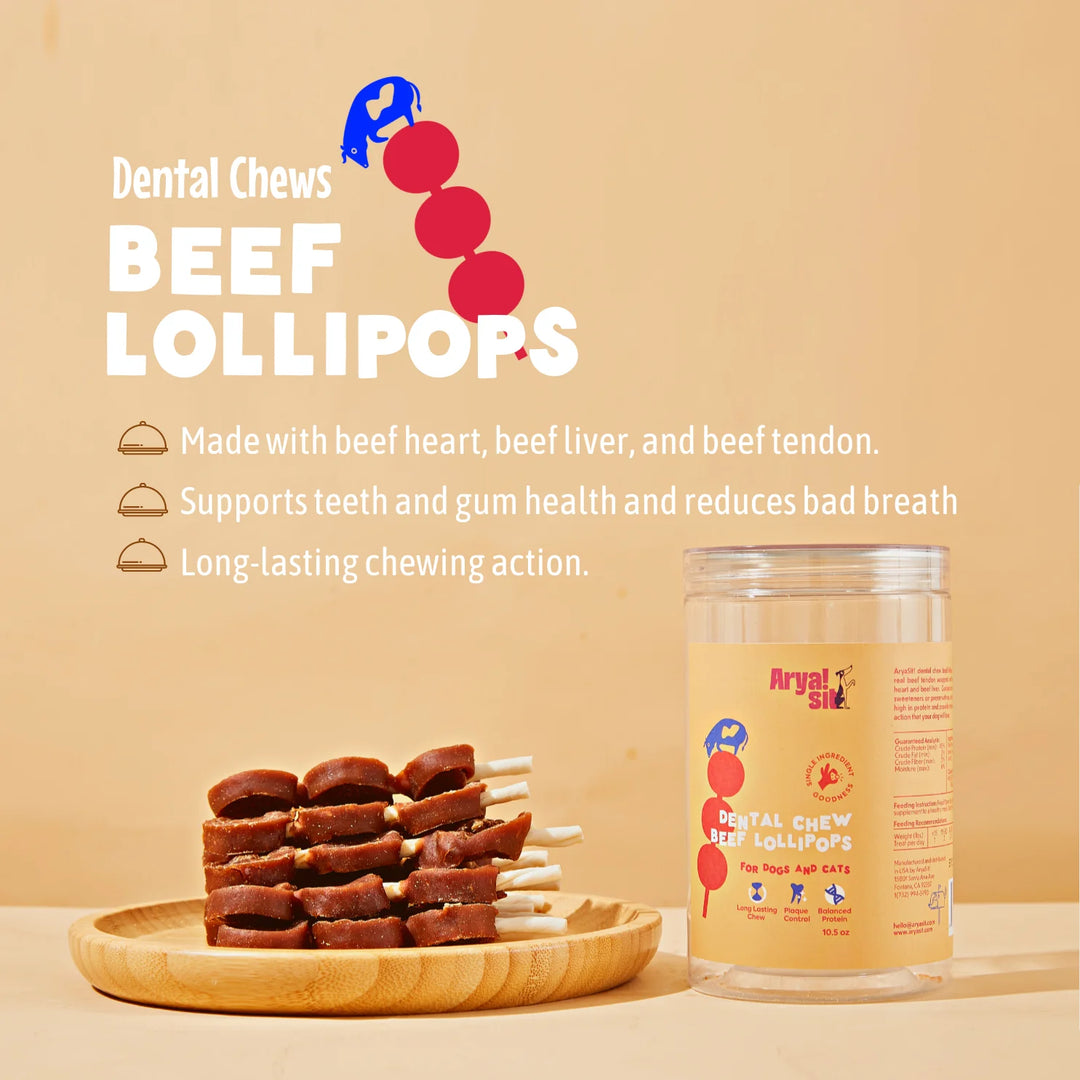 Beef Lollipops Dental Chews