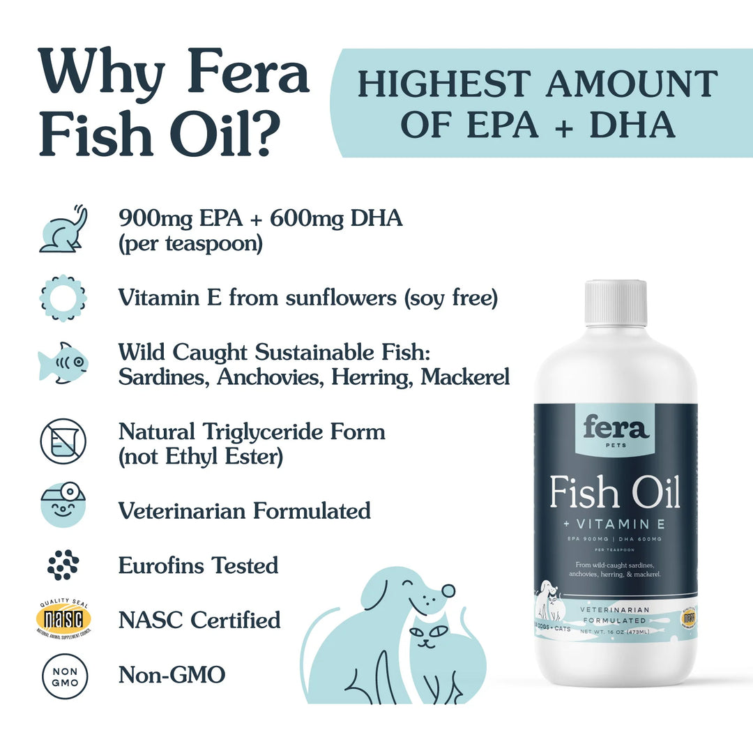 Fish Oil Supplement for Dogs & Cats