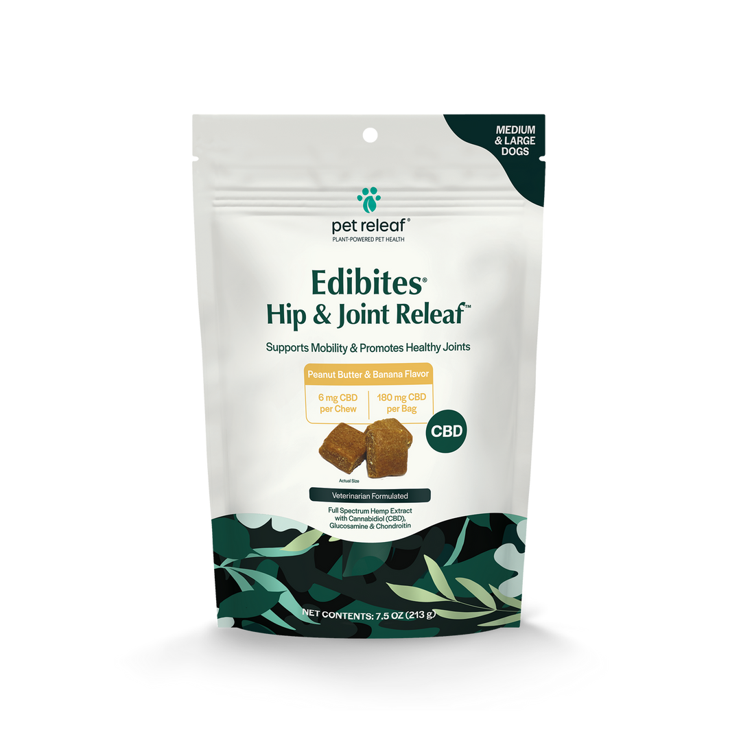 Hip & Joint Releaf CBD Edibites – Peanut Butter Banana Flavor