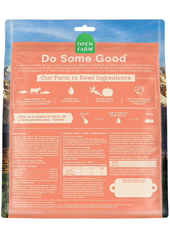 Freeze-Dried RawMix Meal or Mixer