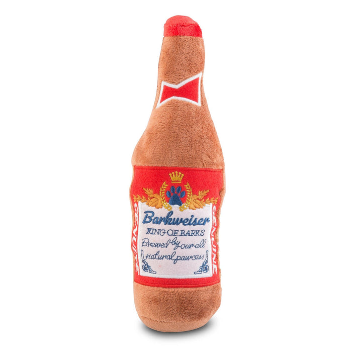 Adult Beverages Plush Squeaker Dog Toy