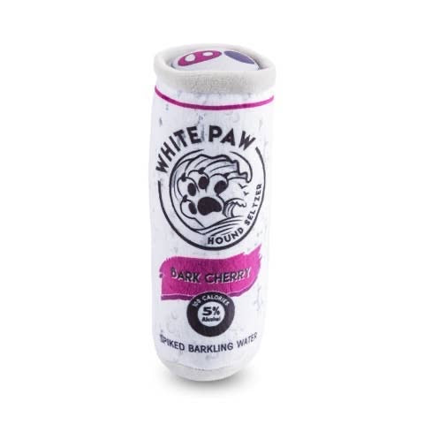Adult Beverages Plush Squeaker Dog Toy