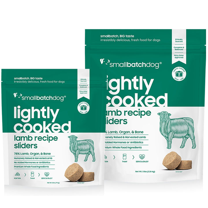 SmallBatch Frozen Lightly Cooked Food for Dogs
