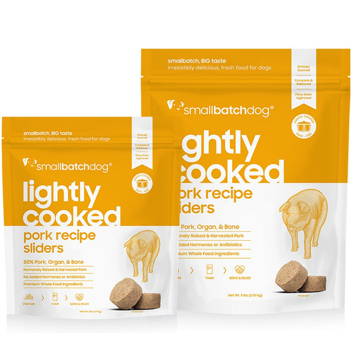 SmallBatch Frozen Lightly Cooked Food for Dogs