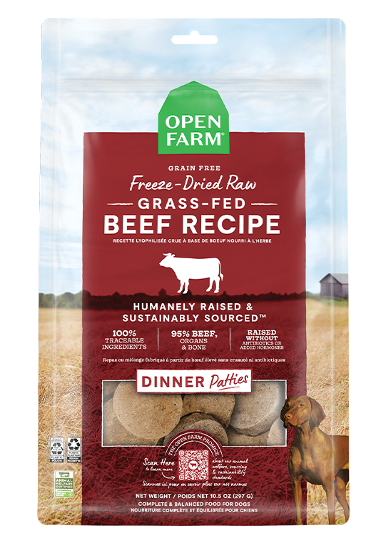 Freeze-Dried Raw Patties for Dogs
