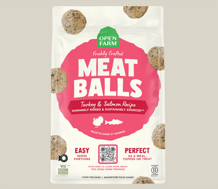 Frozen Gently Cooked Meatballs - Dog Food, Topper, Treat