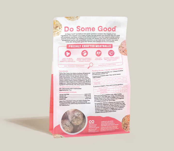 Frozen Gently Cooked Meatballs - Dog Food, Topper, Treat