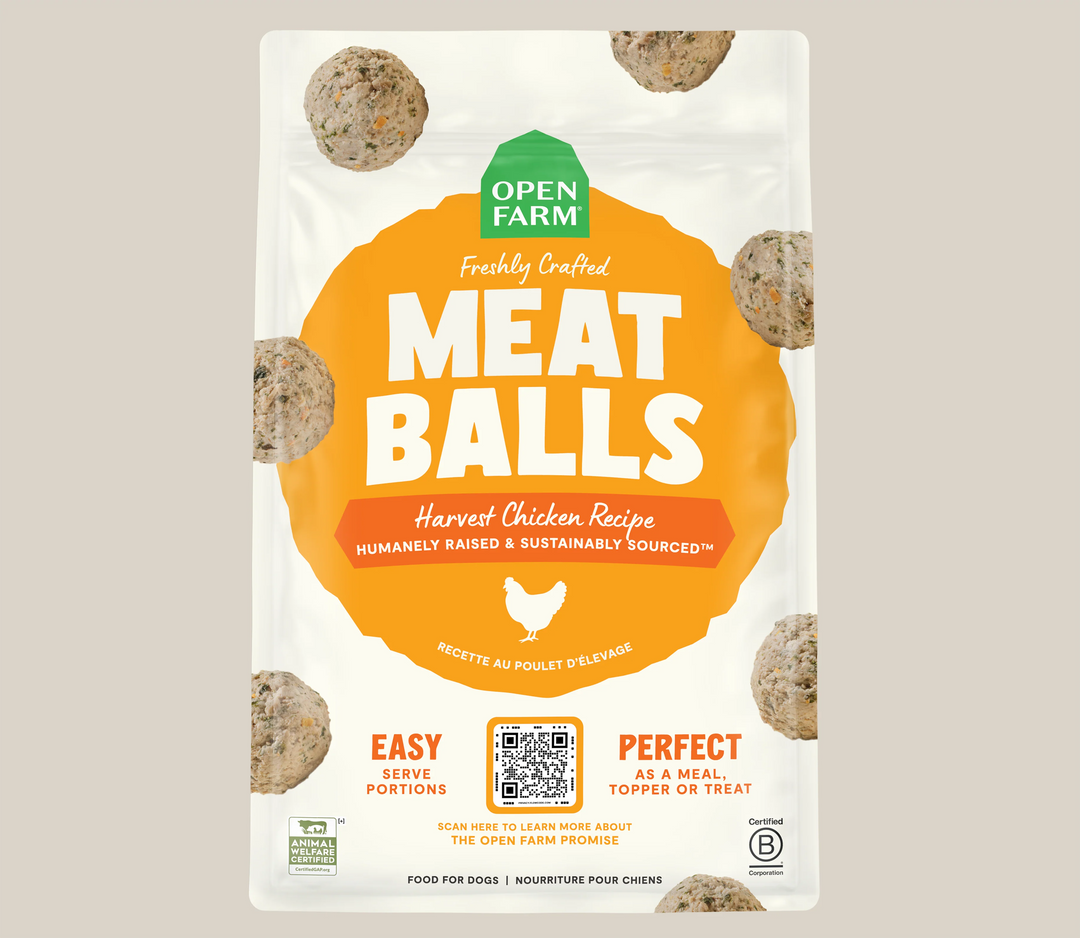 Frozen Gently Cooked Meatballs - Dog Food, Topper, Treat