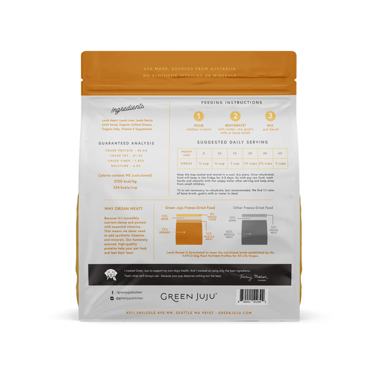 Limited Ingredient Freeze-Dried Raw Food for Dogs